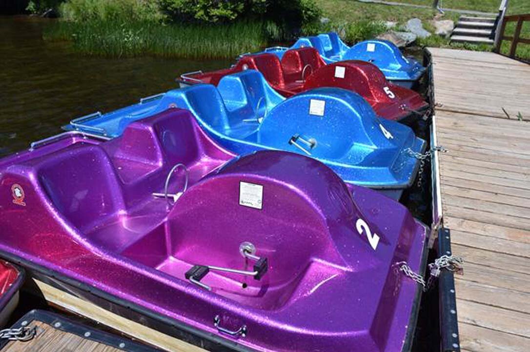 Lake Superior has boats for rental, including paddleboats.