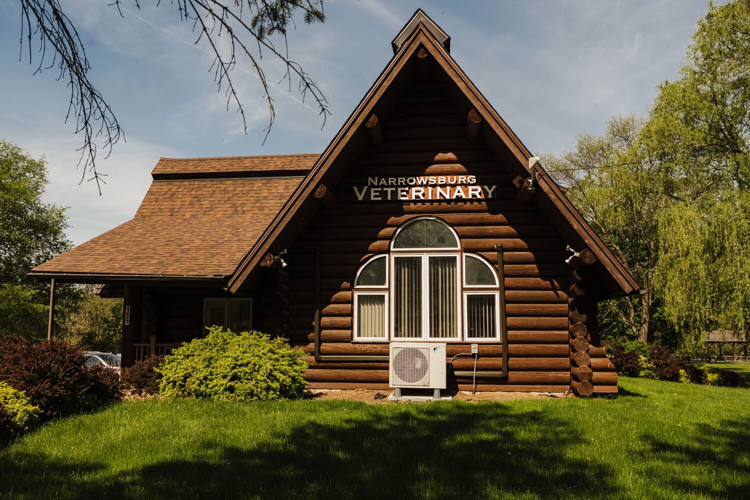 The former Jeff Bank building is now The Narrowsburg Veterinary Hospital.