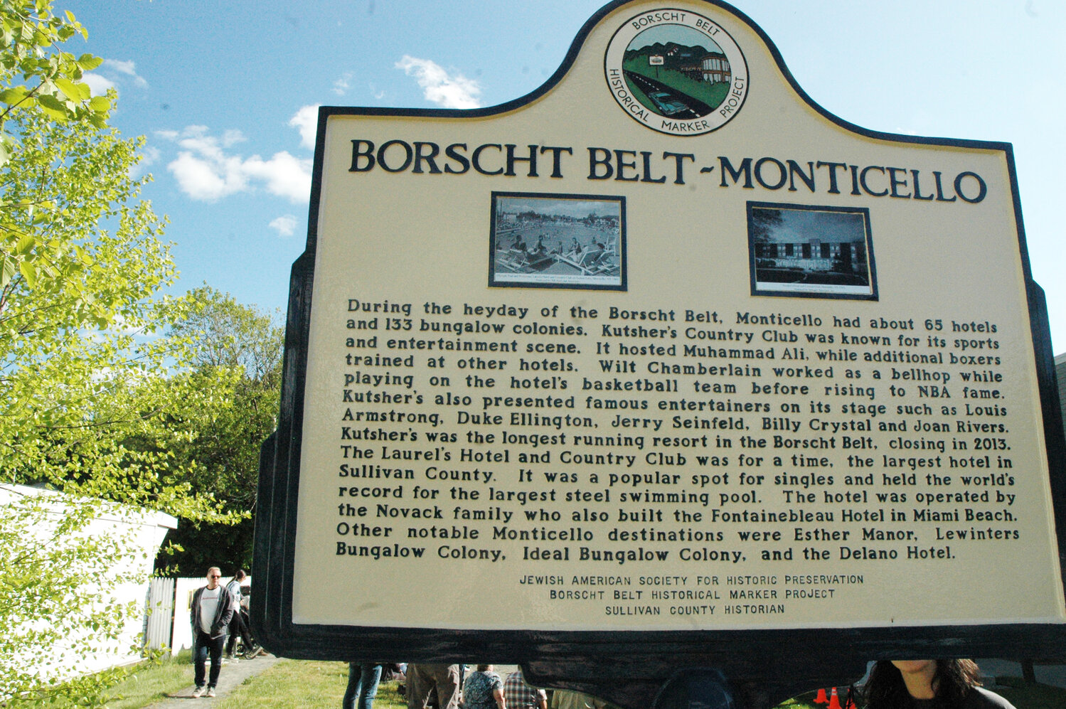 All 20 of the planned markers for the Borscht Belt Historical Marker Project will have a description of the impact the Borscht Belt had on that town.