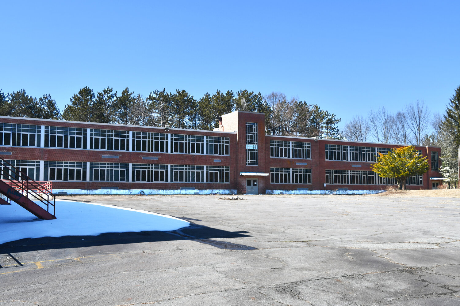 The former Delaware Valley School in Callicoon has been vacant more than a decade and no one appears to know much about what the future of the building is.