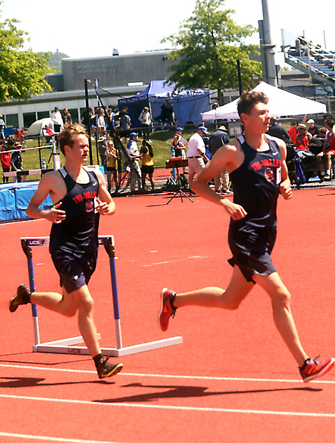 Tri-Valley senior Adam Furman and junior Craig Costa will be vying in the 3200. Furman also will compete in the 1600. He is ranked number one in Division II in the state in  both events.