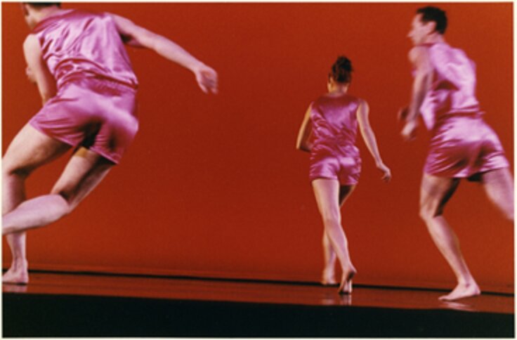 The Disco Project, 1997. L-R: C. Batenhorst, Justine Lynch, Neil Greenberg.