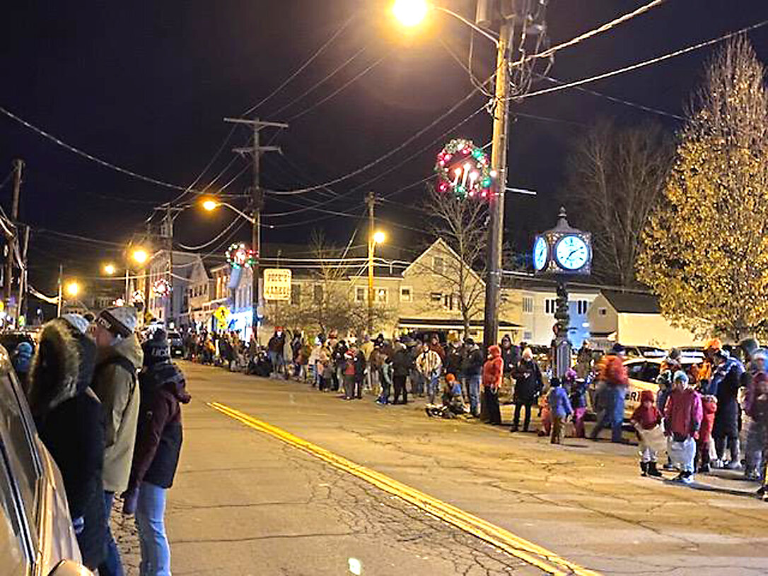 The streets of Jeffersonville were packed for the holiday parade.