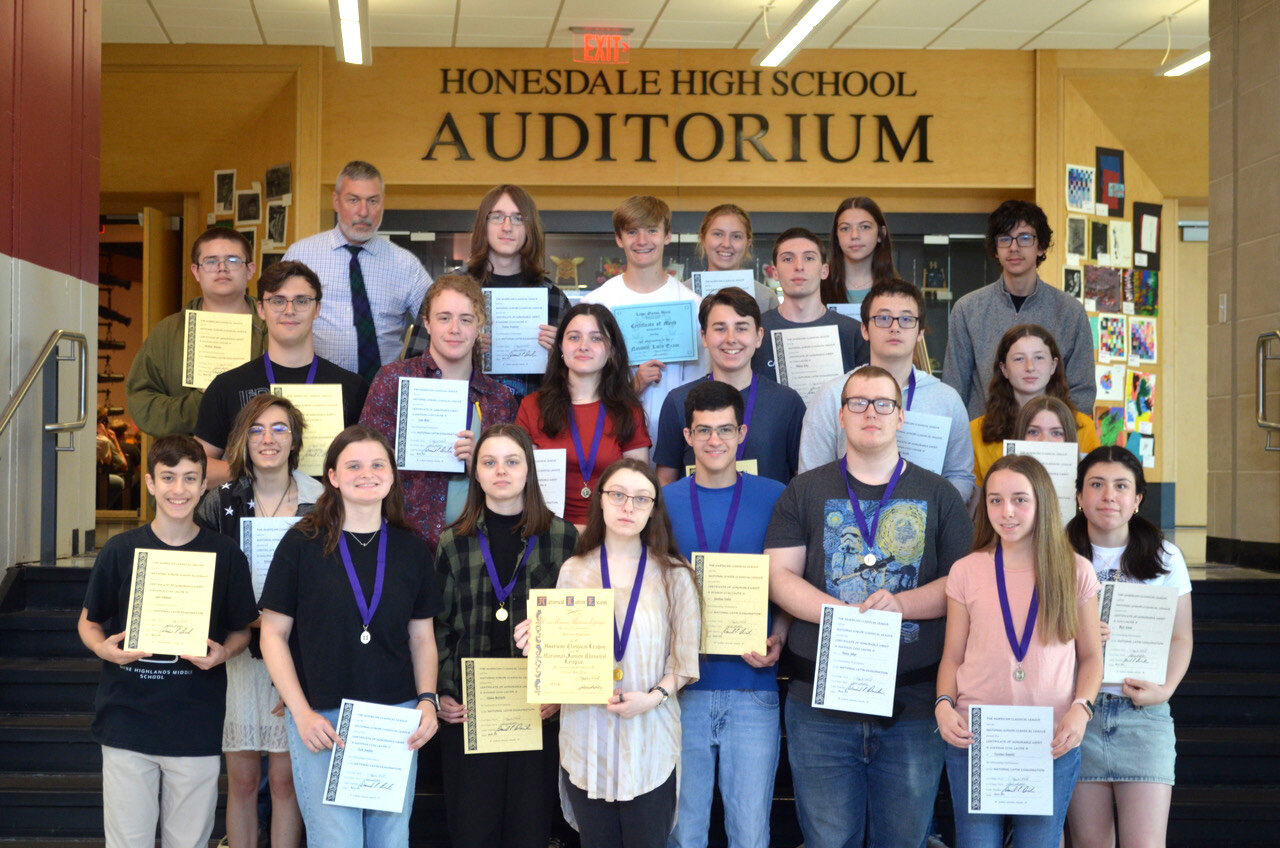 Honesdale High School Rocks the National Latin Exam - Sullivan County ...