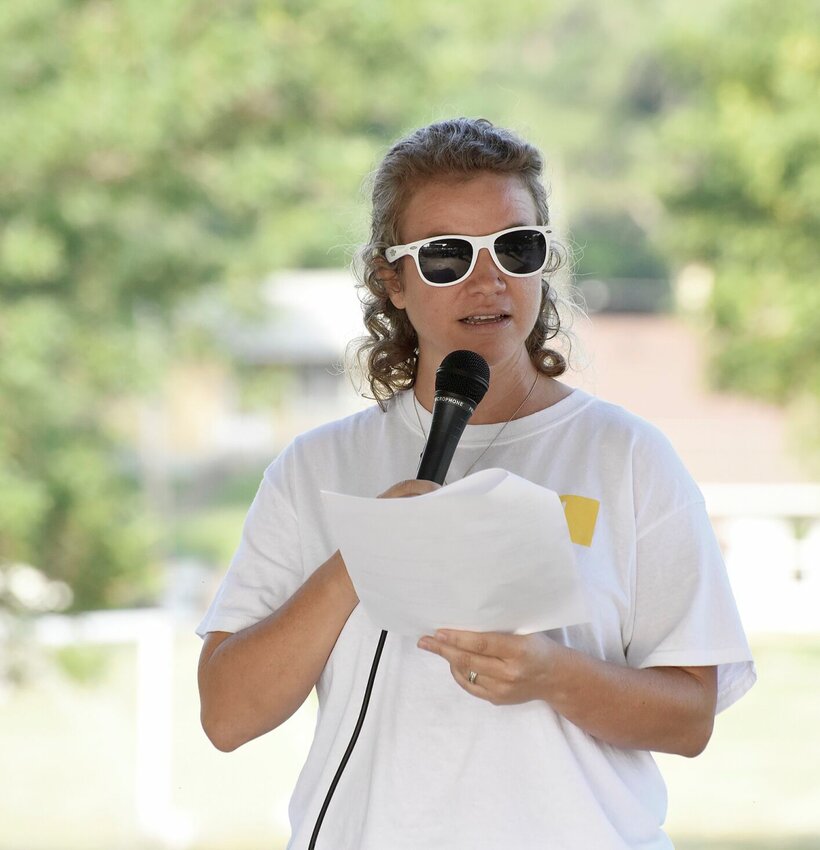 On June 17, 2023, Rachelle Simon, the executive director of United Way of Pettis County, addresses volunteers at the Day of Action at Hubbard Park. The 2024 Day of Action is slated for Saturday, June 22 and United Way is seeking volunteers.


File photo by Faith Bemiss-McKinney | Democrat