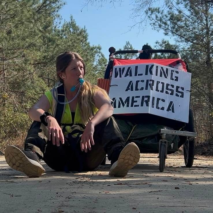 Rin on the Road walks across America on journey for a cause