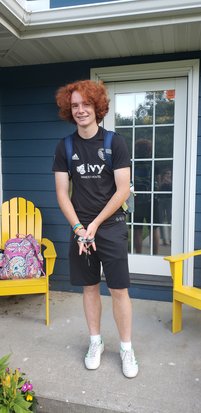Smithton High School student Lewis Page poses for a picture recently. He will be studying abroad in Paraguay later this month.