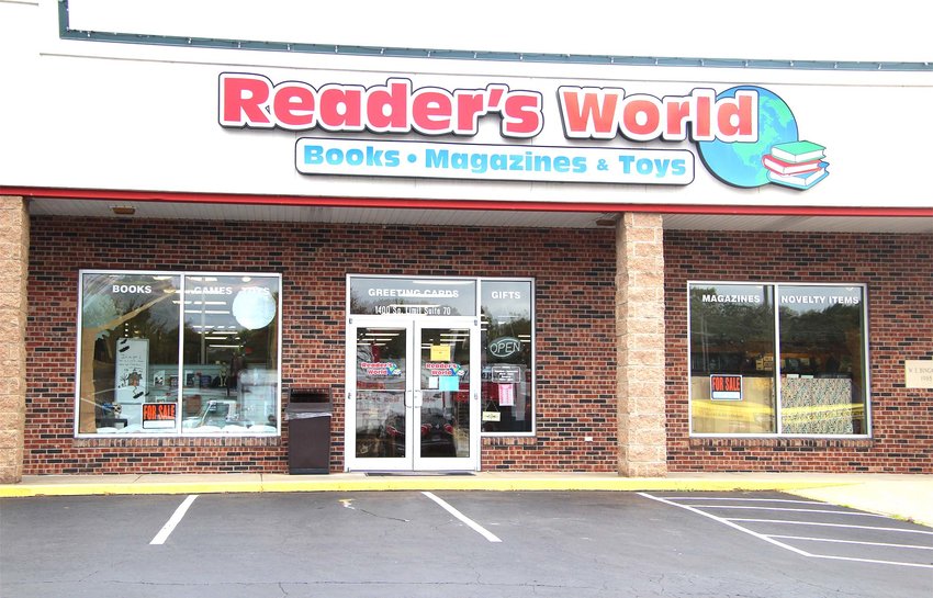 &ldquo;For Sale&rdquo; signs are seen in the front windows at Reader&rsquo;s World this week, hoping to catch the eyes of potential buyers. If there isn&rsquo;t a potential new owner by the last day of November, the store will go out of business.