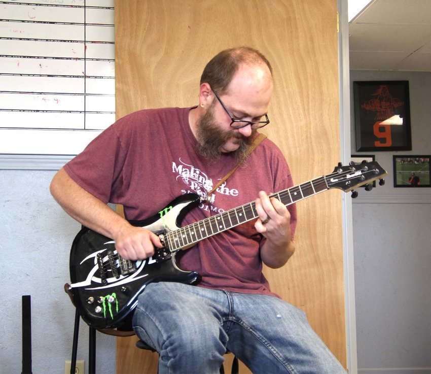 Owner and operator of Making the Band and music teacher Justin Lawson, 38, gives young and old musicians a safe opportunity to showcase their talents.