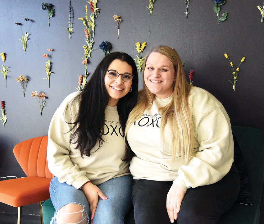 Kassandra Diaz, left, of Sedalia, and Kalynn Halderman, of Warrensburg, are co-owners of XOXO Creations, where they make all types of chocolate-dipped goodies. The tasty business has been open for almost a year and is based in Warrensburg.