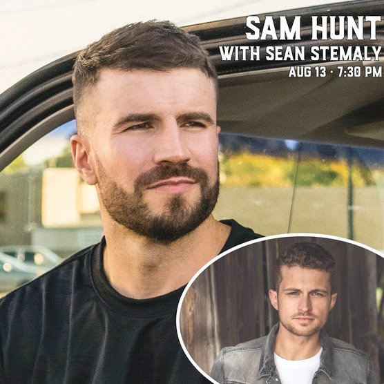Sam Hunt and Sean Stemaly will perform at 7:30 p.m. Saturday, Aug. 13 at the Missouri State Fair.
