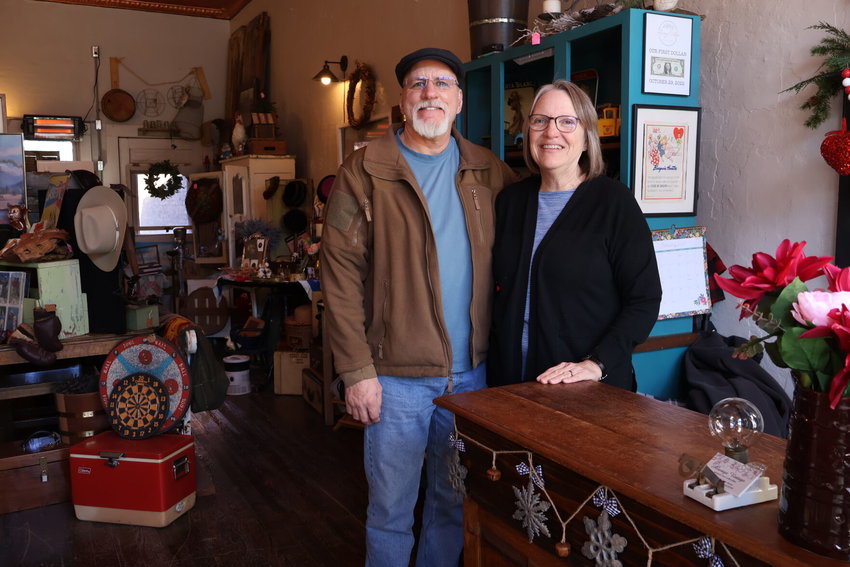 Owners of Always Vintage,&nbsp;Brad and Susan Ashley are seen inside the antique shop on Thursday Jan. 26.&nbsp;   Photo by Meliyah Venerable | Warrensburg Star-Journal