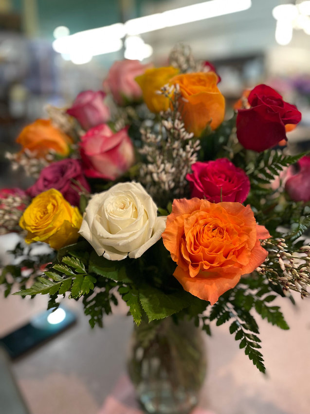 Ecuadorian roses shipped directly to State Fair Floral, seen Thursday, make a wonderful, long-lasting impression. A dozen red roses is the most popular Valentine's Day gift, but the options are endless.&nbsp;