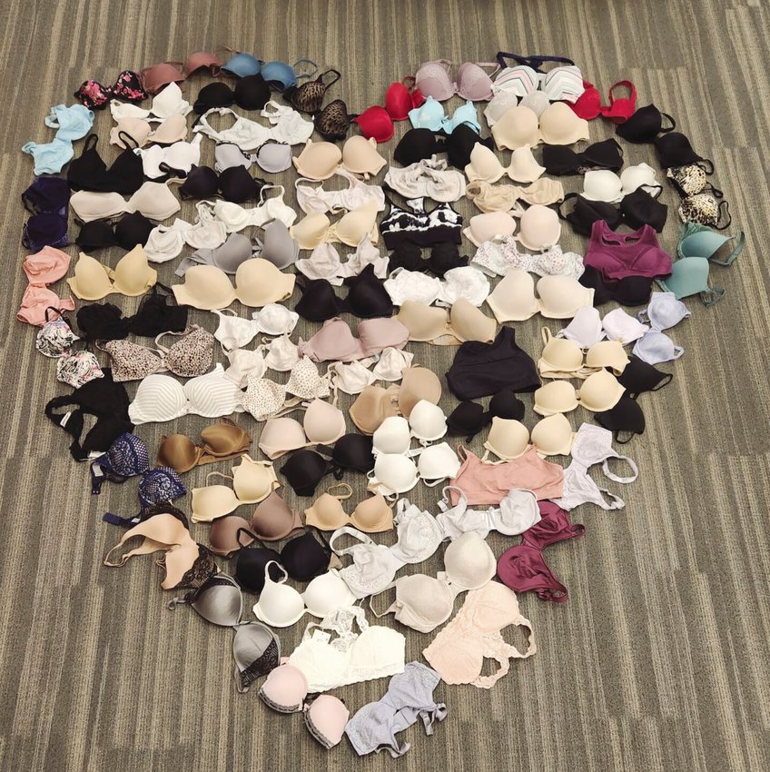 Sedalia Maurices received 95 bras to donate to &ldquo;I Support the Girls&rdquo; to help women impacted by domestic violence or human trafficking stand tall with dignity.