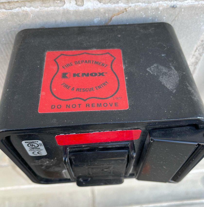 This Fire Department Knoxbox holds keys firefighters can access to keep them from having to break into businesses. The $450 expense is born by the business and is a requirement for new constructions and properties undergoing over 50% renovation.&nbsp;