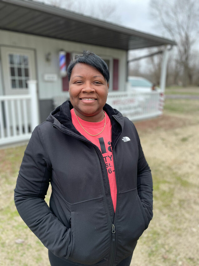 Viola &quot;Oola&quot; Staten, owner of Oola's Beauty Salon, 117 E. Jefferson St., helped gather the signatures needed for the City of Sedalia to apply for and receive a grant from the Missouri Department of Economic Development for neighborhood sidewalks.   Photo by Chris Howell | Democrat