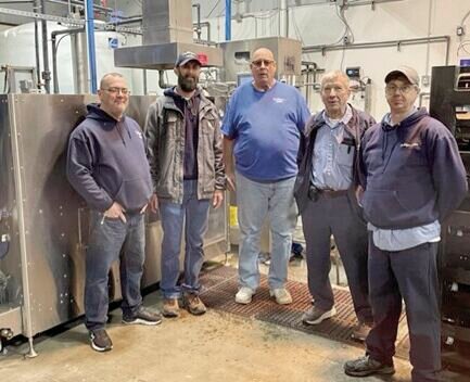 From left are Culligan of West Central Missouri employees Ray Durham, Michael Smith, Stewart Whisman, Gordon Hibbard and Keith Butts.&nbsp;   Photo courtesy of Culligan of West Central Missouri