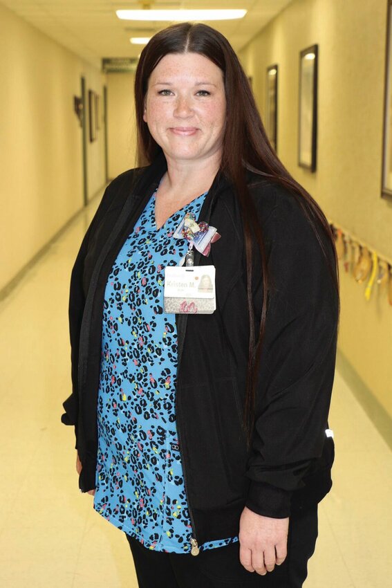 Kristen McCullough, RN, was named Bothwell&rsquo;s Nurse of the Year on May 5. McCullough is the charge nurse on Bothwell&rsquo;s 2 Southwest hospital unit.   Photo courtesy of Bothwell Regional Health Center