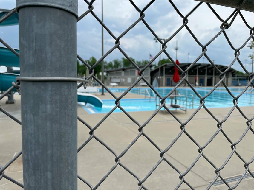 Liberty Park pool, seen here, and Centennial Park pool will both eventually be closed and turned into splash pads as Sedalia Parks and Recreation moves to a single outdoor aquatic facility planned for 2025 construction. Liberty Pool will remain open until then but Centennial Pool will close this year.   Photo by Chris Howell | Democrat