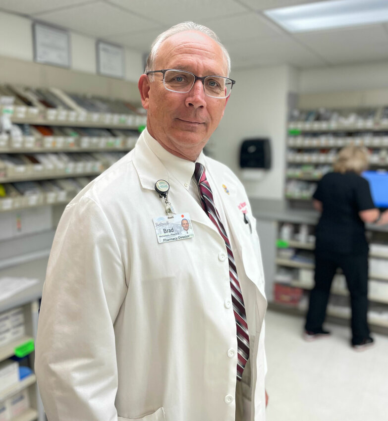 Bothwell Regional Health Center Pharmacy Director Brad Nicholson requested $37,500 from the City of Sedalia for software to track opioid diversion within the facility. The AI software scrutinizes different hospital reports to target medicine losses.   Photo by Chris Howell | Democrat