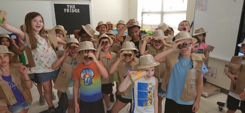 Safari explorers search through the jungle of the Boys &amp;amp; Girls Clubs of West Central Missouri&rsquo;s Summer Program at Skyline Elementary.   Photo courtesy of Boys &amp;amp; Girls Clubs of West Central Missouri