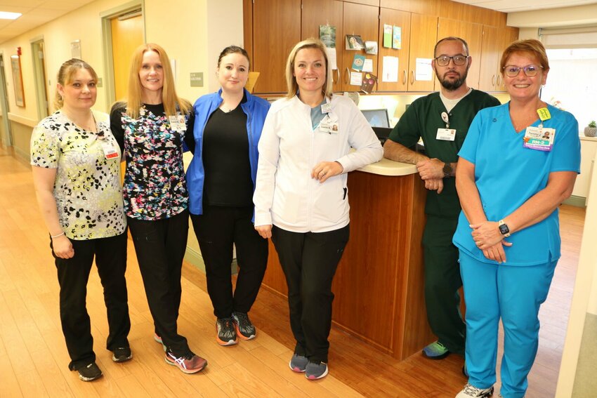 The Bothwell Infusion &amp;amp; Procedure Center team includes Tonya Shoemaker, CNA; Cassie Kindle, RN; Rachel Gammill, CNA; Leslie Shapley, RN; Brandon Cornine, RN; and Tammy Jackson, director.
