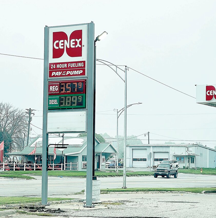 Gas prices show a slight decline this week
