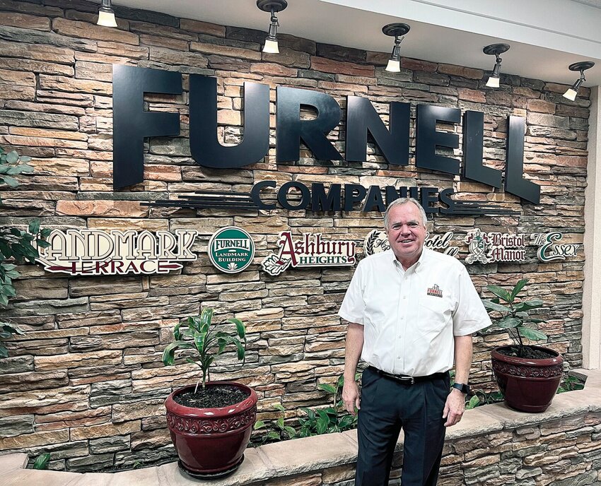 David Furnell, president of Furnell Companies, stands in the Landmark building on Monday, Nov. 13. Since his late father, Doyle Furnell, began the business 75 years ago, it has grown in multiple directions. Furnell Companies have apartments and senior care centers all over Missouri and diversified to include event and hospitality venues.   Photo by Faith Bemiss-McKinney | Democrat