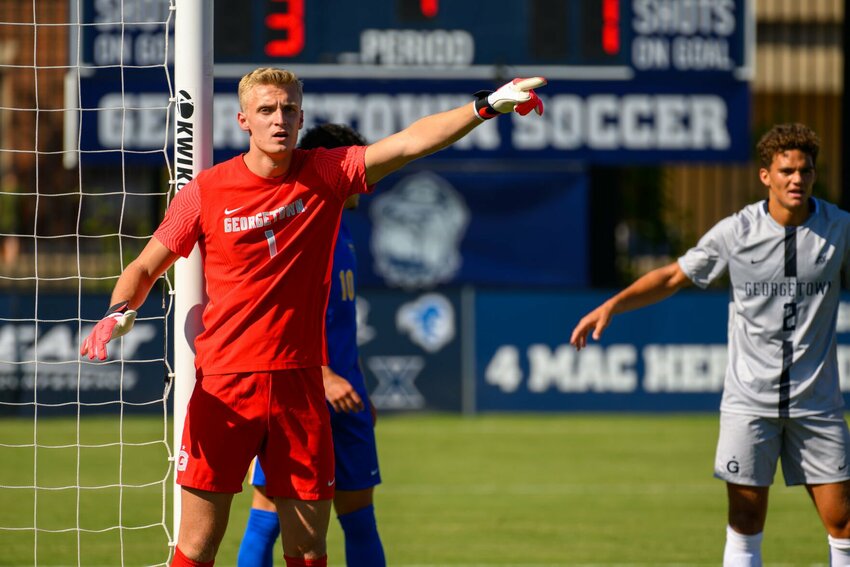 Sporting Kansas City selected Georgetown goalkeeper Ryan Schewe with the 22nd overall pick of Tuesday&rsquo;s MLS SuperDraft. The club also picked a forward and a left back in the second and third rounds.   PhotoCredit: Photo courtesy of Sporting KC Communications