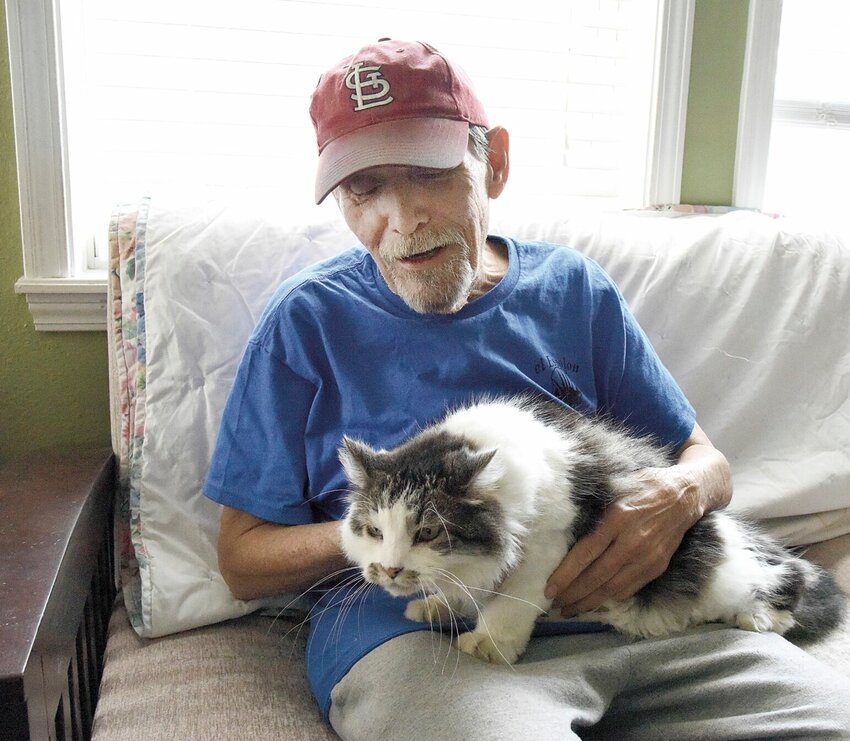 Oreo, Larry Schupp's missing cat from Sedalia, has distinct facial markings. Schupp, who will be 77 on Saturday, March 2, said he hopes Oreo has found a good home and only wants to see him again.


Photos courtesy of Larry Schupp