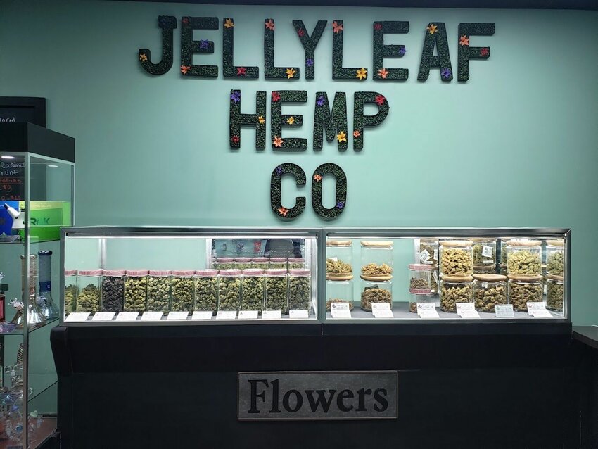 Originating as a home delivery service in the spring of 2022, JellyLeaf Hemp Co. expanded to a full size storefront in Blue Springs in October 2022, and now will open a store in Warrensburg in April.   Photo courtesy of JellyLeaf Hemp Co.