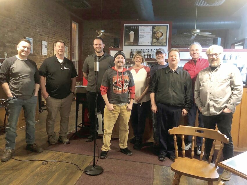 Presenters from the March 7, Old Drum Open Mic event in Warrensburg pose for a photo at Java Junction. 


Photo courtesy of Old Drum Open Mic