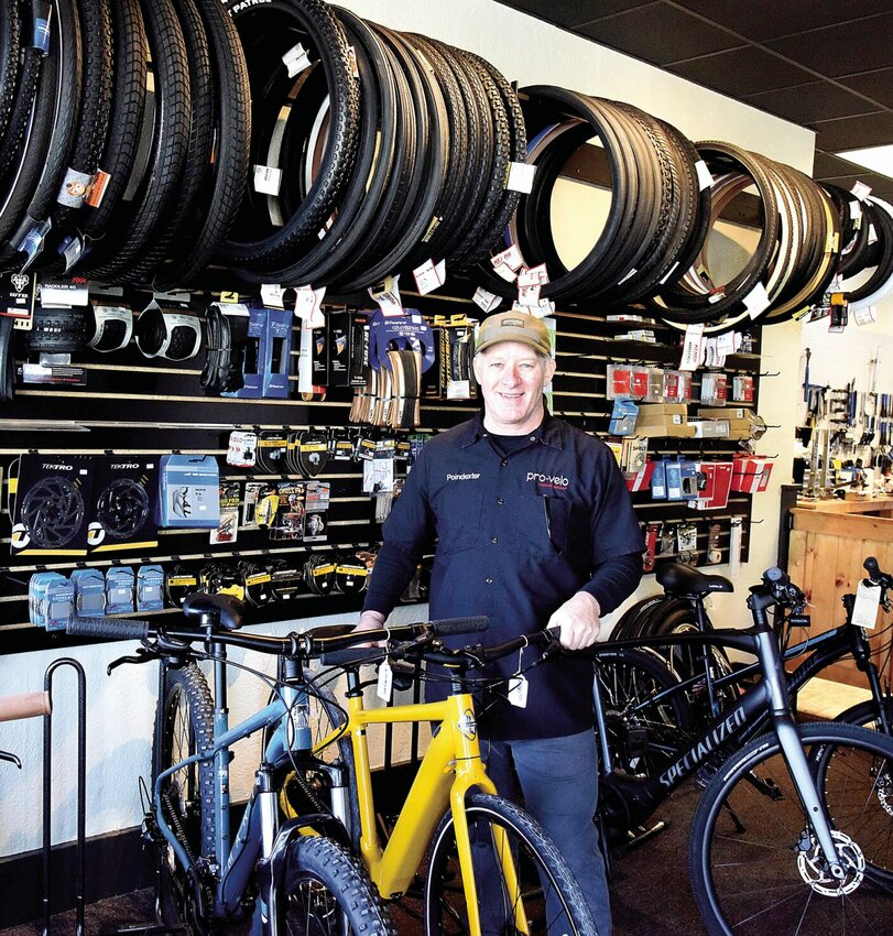 Ebby Norman, owner of Pro-Velo Bicycle Shop, will host the Thomas Stevens Bike Ride at 1 p.m. Sunday, April 21. The ride will begin at the Katy Depot. Registration is not required, and there is no entry fee.   Photo by Faith Bemiss-McKinney | Democrat