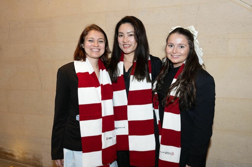 From left, Karen Kukla, Vanessa Wang and Sydney Hancock.   Submitted photo