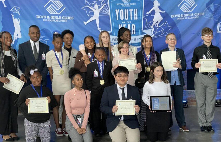Boys & Girls Clubs of West Central Missouri member Dottie Donatti, second row, competed at the Missouri State Youth of the Year event in early April against fellow Boys & Girls Club members from across the state.


Photo courtesy of the Boys & Girls Clubs of West Central Missouri