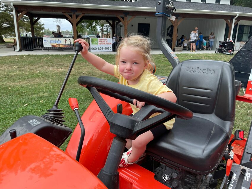 Willow and Gabriel Trull speak with Sedalia's cutest fire truck, Freddy the Firetruck during Things That Go on Saturday, Sept. 14, at Liberty Park


Photo by Chris Howell | Democrat