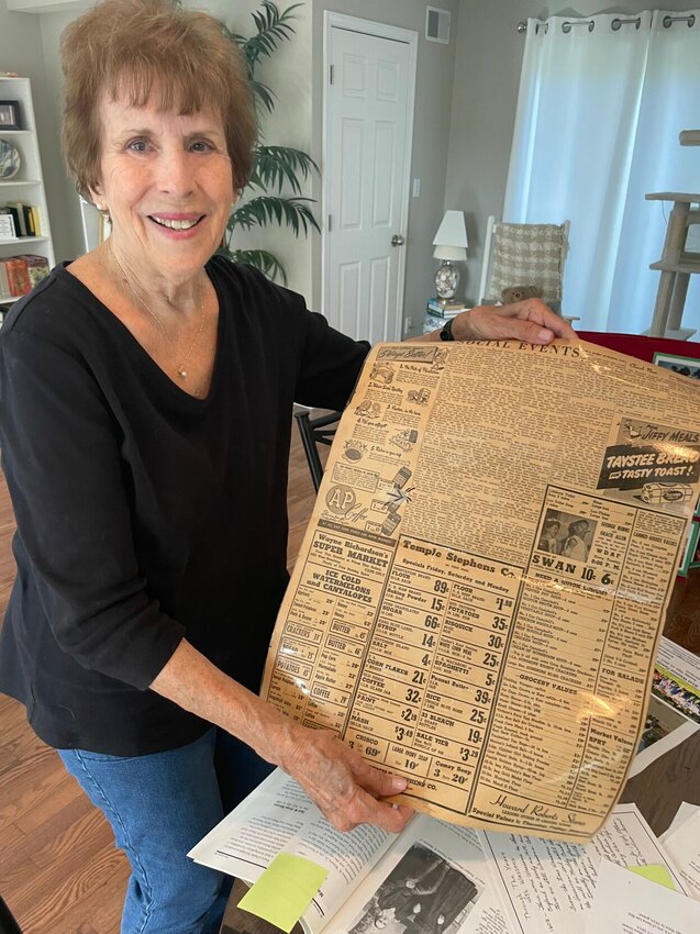 Eleanore 'Elle' Wasson Duggan is hoping many people will come to the 84th Wasson family reunion noon Sunday at the Heckart Community Center. Wasson has many articles from past reunions clipped from Sedalia Democrat papers.


Photo by Chris Howell | Democrat