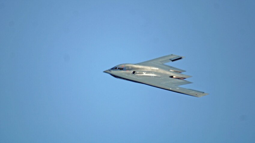 A B-2 Spirit flies over Wings Over Whiteman on July 13, at Whiteman Air Force Base. According to the U.S Central Command, B-2s launched airstrikes against underground bunkers used by Yemen's Houthi rebels early Thursday, Oct. 17. 


File photo by Joe Andrews |Star-Journal