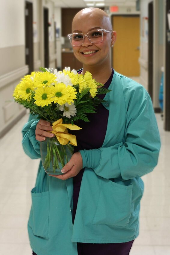 Jenice Serrano, RN in Bothwell Hospital&rsquo;s Post Anesthesia Care Unit, received the prestigious DAISY Award for Extraordinary Nurses in February.   Photo courtesy of Bothwell Regional Health Center