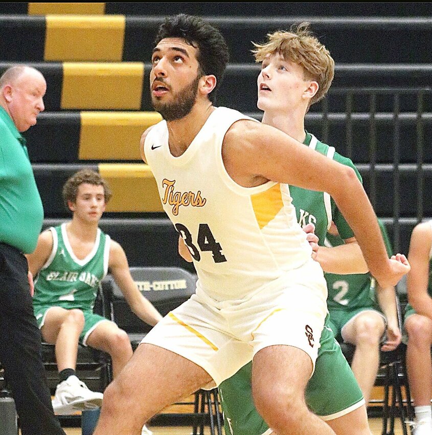 Smith-Cotton High School AFS student Jiyad Ibrahim, from Palestine, plays basketball for S-C this year. Ibrahim is a senior and is staying with AFS host parent Robert Hostetler of Sedalia.   Photo courtesy of Jiyad Ibrahim