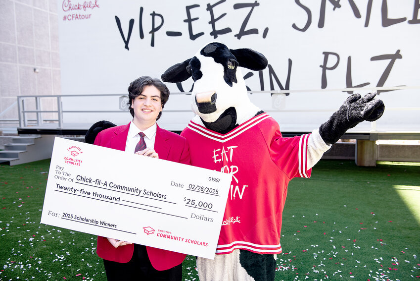 On Tuesday, April 15, Chick-fil-A announced it awarded Smith-Cotton senior Jeffthan Glaster a $25,000 scholarship. He was one of 12 recipients nationwide to receive this honor. The scholarship will allow Glaster, a third-generation Mexican immigrant, to become an orthopedic surgeon through the University of Missouri-Kansas City's B.A./M.D. Program.