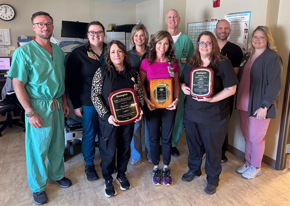 Bothwell Wound Healing Center earns three national awards for clinical excellence