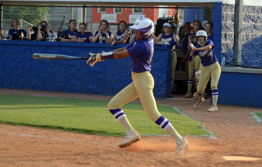 Abbi Murrill connected on a lead-off triple in the fourth inning.