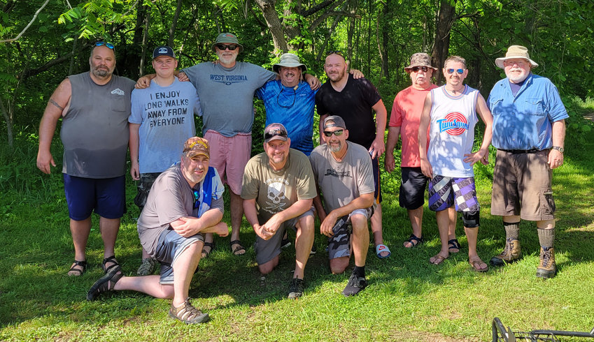 Sports Editor Chris Siers joins his family and friends after taking off the South Branch of the Potomac River in Moorefield, W.Va. over his annual Memorial Day floating trip.