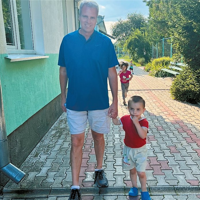 Steven Flippo of Shelbyville met this little boy at an orphanage during his recent mission trip to Ukraine. Steven said when his group left, he held his hand and walked with him all the way out to the gate of the facility. As a Christian missionary, Steven said this reminded him that it is the &ldquo;child-like faith&rdquo; that the Heavenly Father desires.