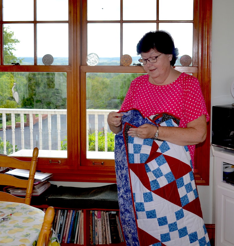 Making Quilts of Valor for veterans