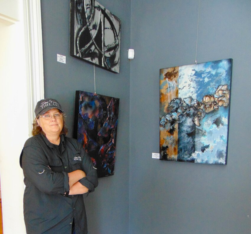 Shelbyville native Dee Foster has her third solo art show going on at the Tullahoma Arts Center from now until May 27.