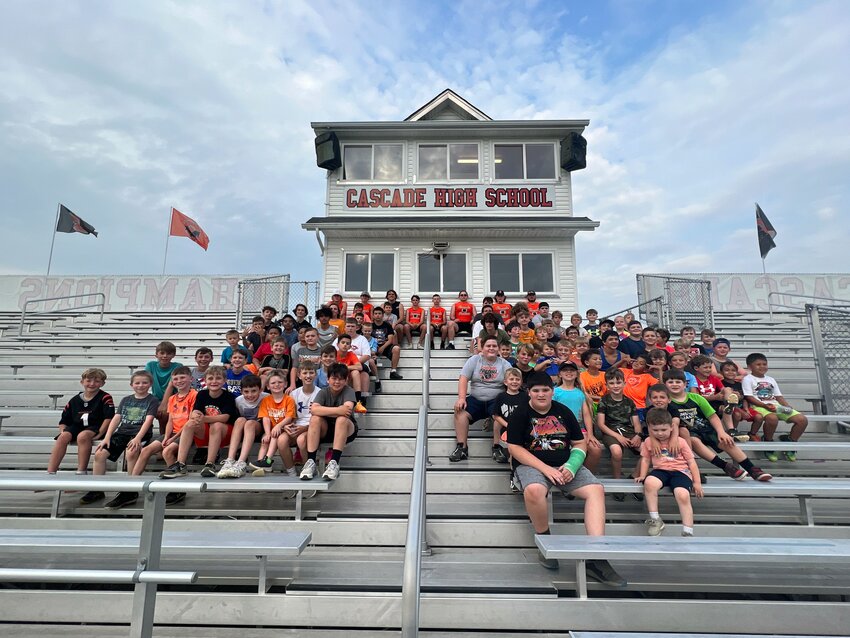 Last week, Cascade High School hosted a youth football camp, with the focus on drills and fundamentals for the youth campers.