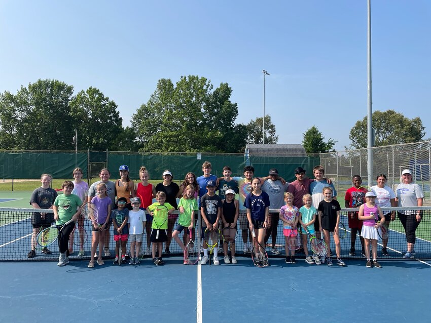 Shelbyville Central hosted a youth tennis camp last week at H.V. Griffin park, with the focus on teaching the youngsters and newcomers the basics of the game.