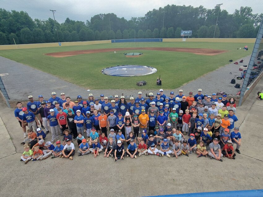 Shelbyville Central hosted a free baseball camp, open to anyone as a thank you for the community&rsquo;s support in the Eagles&rsquo; run to the Class 4-A state sectional this past spring. Over 100 campers participated in the camp, which was run by current Shelbyville Central players and coaches.